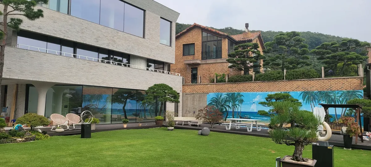 테라스 하우스 데크 마감